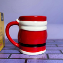 Caneca de Cerâmica em 3d do Papai Noel 330ml 🎁