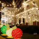 Esfera Enfeites de Natal para áreas externas e internas - 180 luzes LED - 8 funções de iluminação