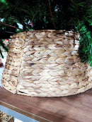 Saia Rígida Trançada Natural 60cm para Árvore de Natal